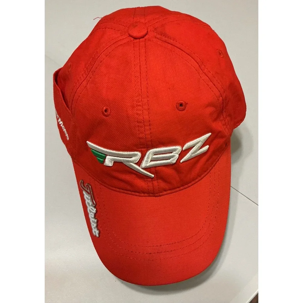 TaylorMade RBZ RocketBallz Golf Hat Red Adjustable Titleist Pin Ball Marker - Picture 6 of 8